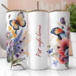 Mockup Litrík blóm I 2 Baukur Litrík blóm I