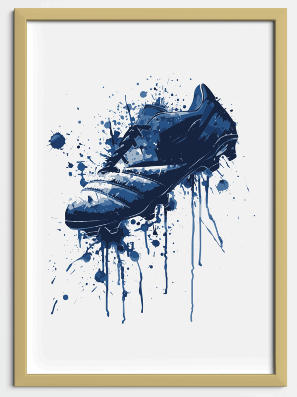 Hat trick poster blár