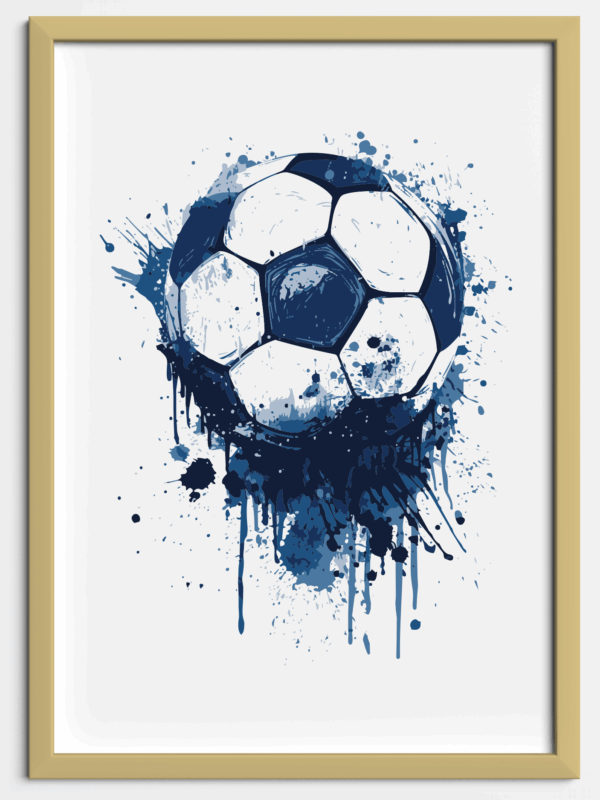 Hat trick poster blár